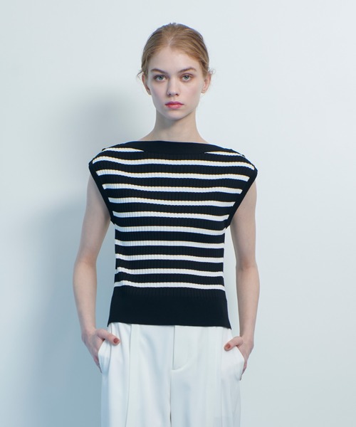 【美品】半袖ニット　ルルウィルビー  (アナイ アルアバイル イエナ フォクシー LOULOU WILLOUGHBY - 【美品】半袖ニット ルルウィルビー (アナイ