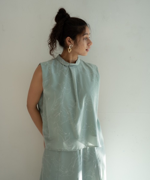 ブラウス シャツ Print Blouse レディース