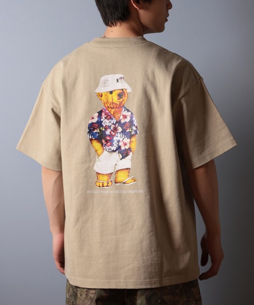 tシャツ 「ムラサキスポーツ限定」GRIZZLY/グリズリー 半袖Tシャツ バックプリント G25SS1401 メンズ レディース | GRIZZLY | 03
