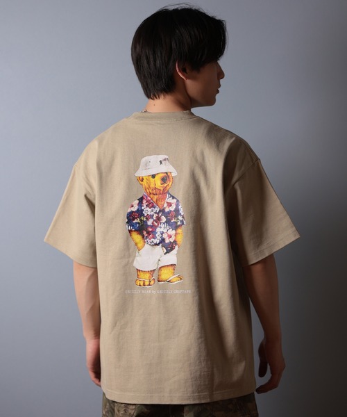 tシャツ 「ムラサキスポーツ限定」GRIZZLY/グリズリー 半袖Tシャツ バックプリント G25SS1401 メンズ レディース | GRIZZLY | 17
