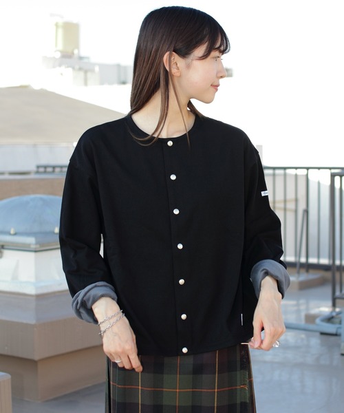 「ORCIVAL」 カーディガン 2 ブラック レディース_画像7