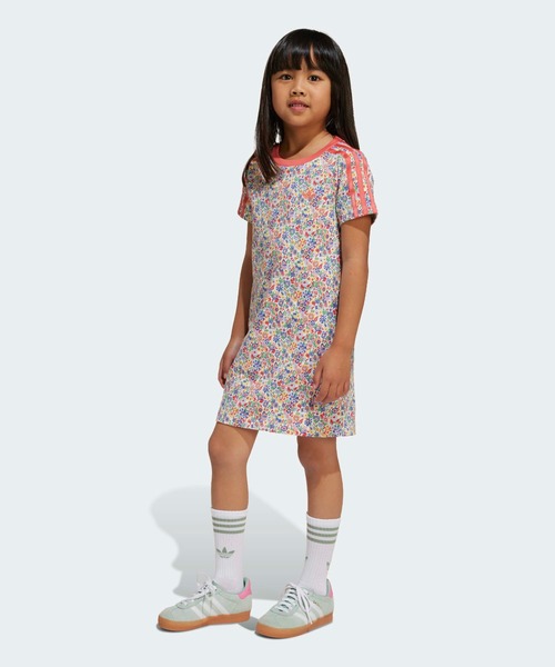 アディダス オリジナルス モノグラム Tシャツ ワンピース チュニック ジャージ adidas - アディダス オリジナルス モノグラム Tシャツ