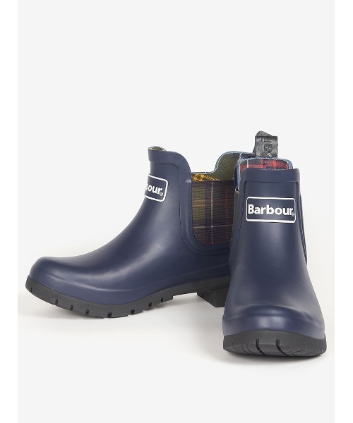 お買い得品　Barbourバブアー サイドゴア レインブーツ ネイビー　UK7 楽天市場】【 Barbour バブアー 】 Wilton サイドゴア レインブーツ