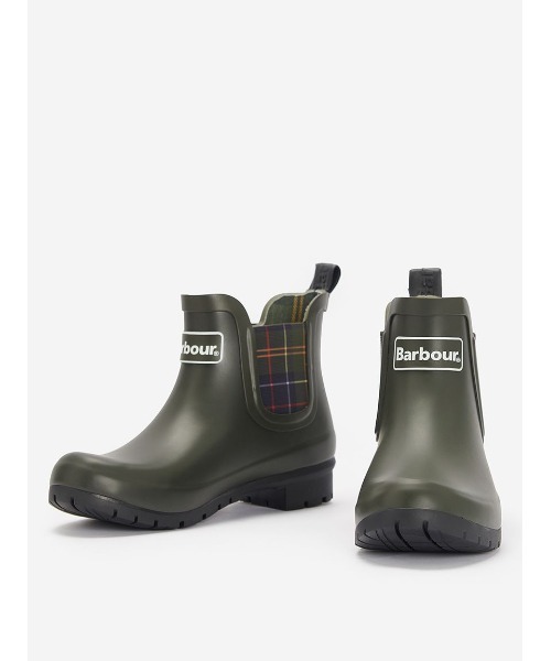 Barbour（バブアー） 長靴 レインブーツ Kingham サイドゴア レイン