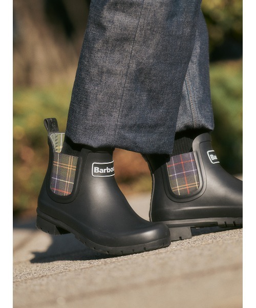 Barbour（バブアー） 長靴 レインブーツ Kingham サイドゴア レイン