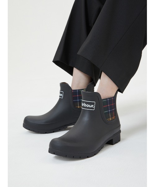 Barbour（バブアー） 長靴 レインブーツ Kingham サイドゴア レイン
