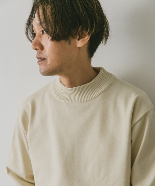 「URBAN RESEARCH DOORS」 長袖ニット LARGE モカ メンズ_画像2