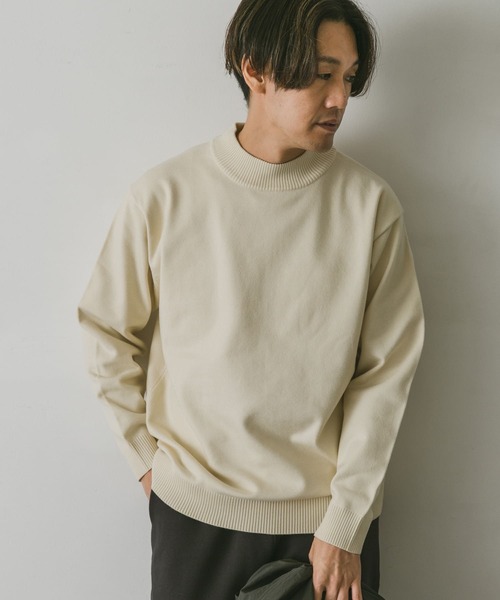 「URBAN RESEARCH DOORS」 長袖ニット LARGE モカ メンズ_画像7