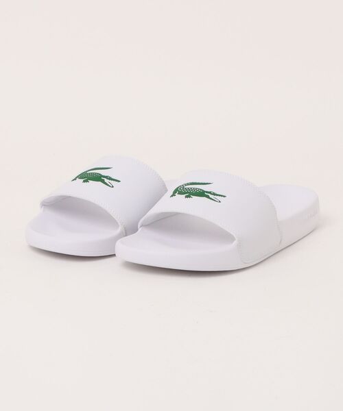 【LACOSTE】SERVE SLIDE 0.0 1251 CFA GRN/WHT 国内発送 Men's Serve Slides 2.0 - Slides - New In 2025 | Lacoste