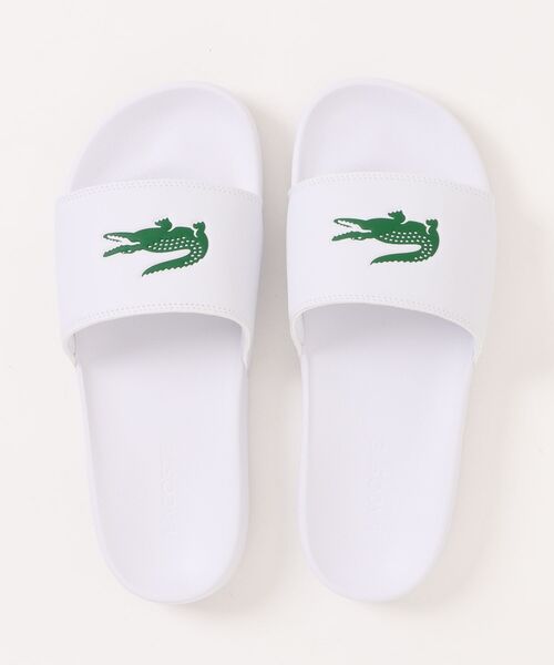 【LACOSTE】SERVE SLIDE 0.0 125 1 CMA WHT/GRN 国内発送 SERVE SLIDE 0.0 125 1 CMA 【LACOSTE】 ラコステ SERVE SLIDE