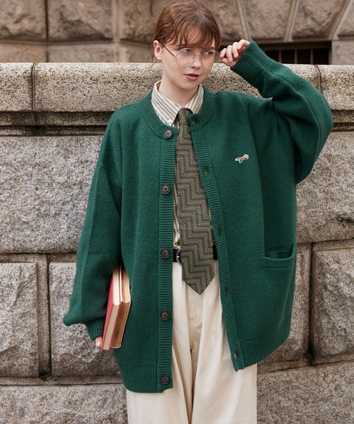 PENNEYS（ペニーズ） ニットカーディガン M グリーン レディース