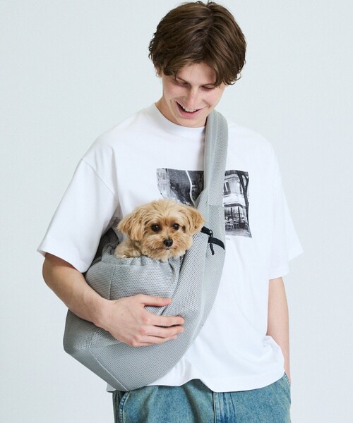 MATIE/ メッシュスリングバッグ・ペットキャリーバッグ LOWELL Things｜MATIE/ メッシュスリングバッグ・ペットキャリーバッグ