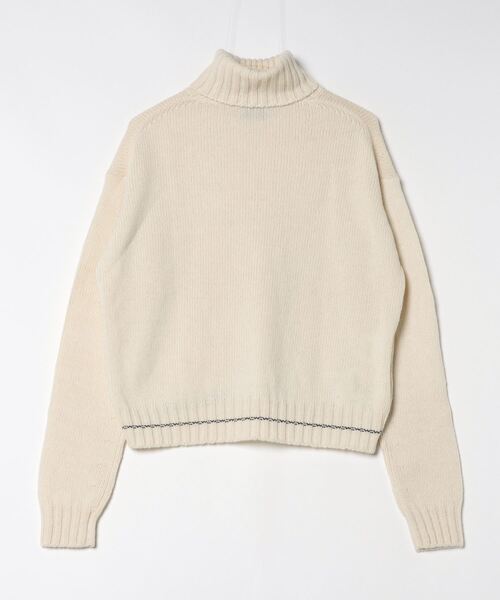 PRADA（プラダ） タートルネックニット 40 ホワイト レディース