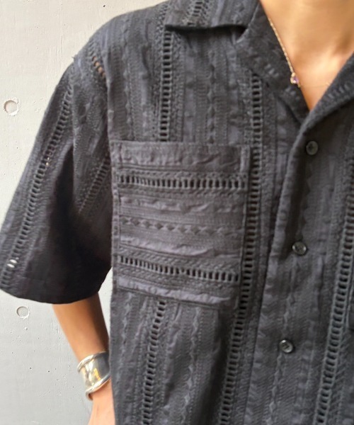 Schott 半袖シャツ Schott N.Y.C（ショット） ブラウス シャツ 半袖 Schott×RUMBLE RED