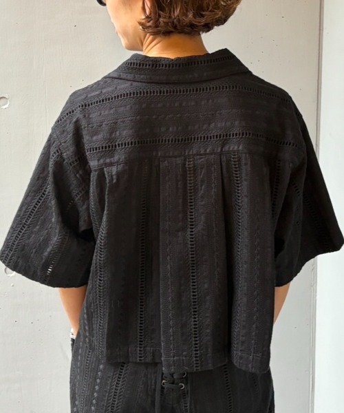Schott N.Y.C（ショット） ブラウス シャツ 半袖 Schott×RUMBLE RED