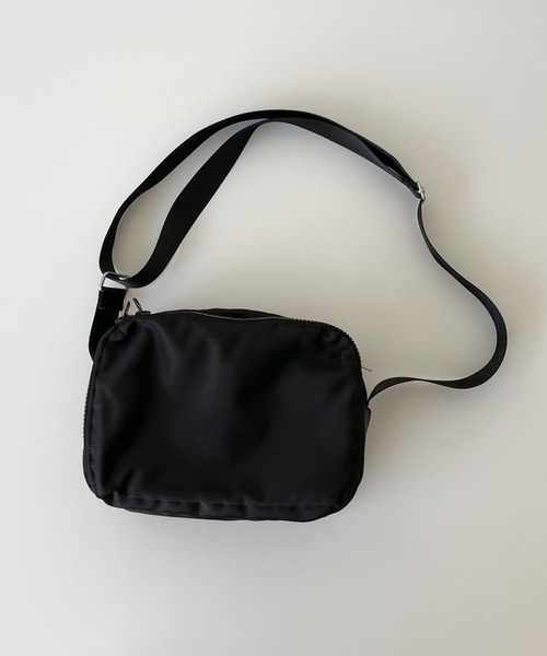 【新品未使用】CANAL JEAN ショルダーバッグ 黒 CANAL JEAN ショルダーバッグ バッグ El mar レクタングルレザー