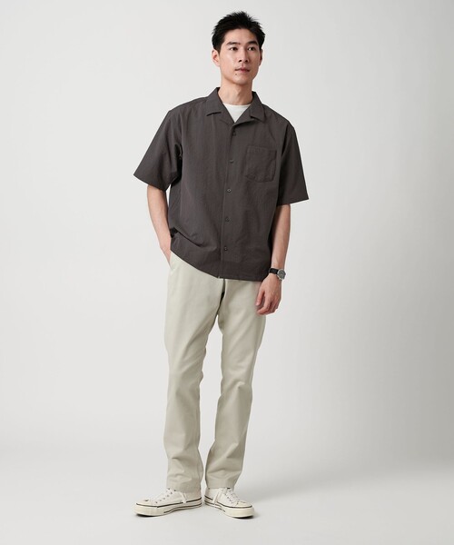 cantate ShortSleeveShirt オープンカラーシャツ　半袖 Short Sleeve Shirt