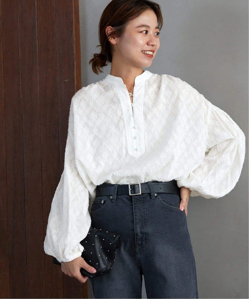 「JOURNAL STANDARD relume」 長袖ブラウス FREE ホワイト レディース