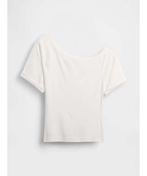 tシャツ GapStudio モダン オフショルダートップス レディース tシャツ GapStudio モダン オフショルダートップス レディース