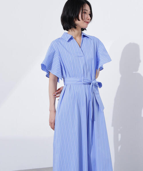 梅咲 ミシェルマカロン フロントオープンリボンミニワンピース