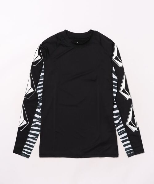 値下げ ☆ VOLCOM ラッシュガード M 長袖 BLACK 値下げ ☆ VOLCOM ラッシュガード M 長袖 BLACK
