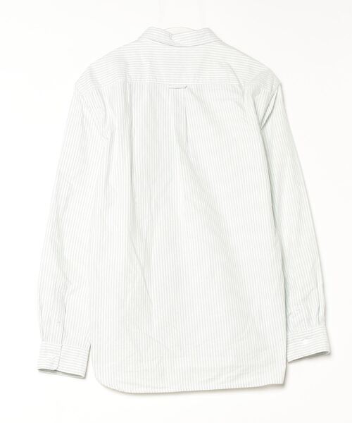 「URBAN RESEARCH ROSSO WOMEN」 ストライプ柄長(zhǎng)袖シャツ X-LARGE グリーン レディース