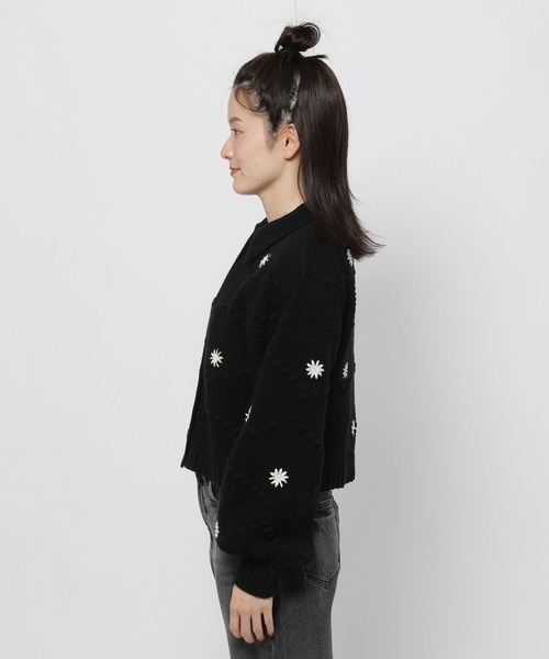 COCOLO ブラック カーディガン BONG SWEAT CARDIGAN （BROWN) - COCOLOBLAND WEB STORE