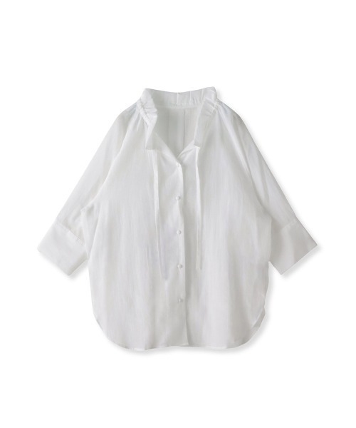 la.f（ラ・エフ） ブラウス シャツ リライムライトローンブラウス