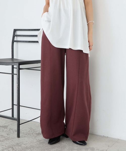 c.pcampany ルーズフィットパンツ50 forksy.（フォルクシー） ワイドパンツ スウェットパンツ ジャージ