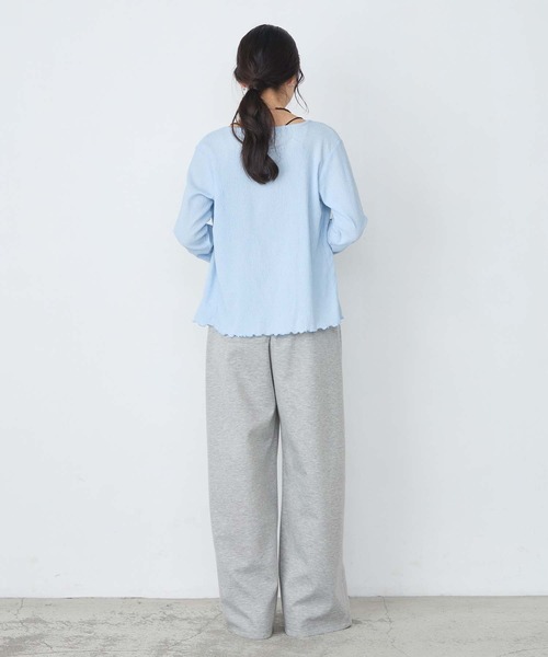 forksy.（フォルクシー） ワイドパンツ スウェットパンツ ジャージ