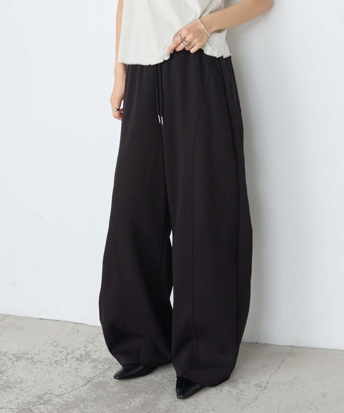 c.pcampany ルーズフィットパンツ50 forksy.（フォルクシー） ワイドパンツ スウェットパンツ ジャージ