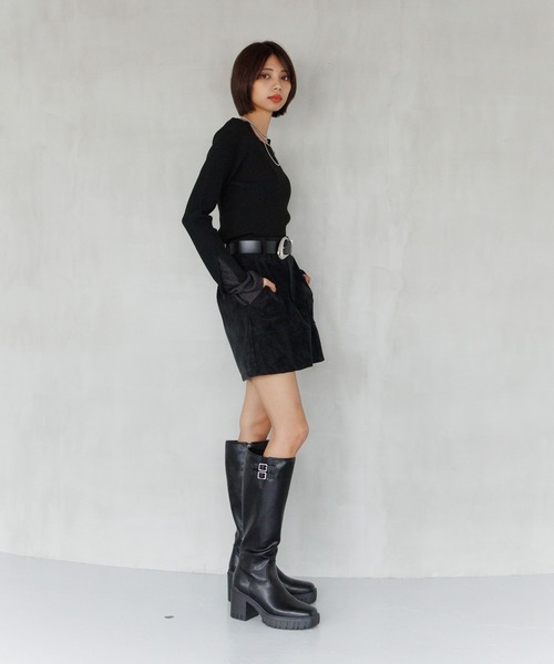 PAGEBOY（ページボーイ） ブーツ サイドバックルロングブーツ