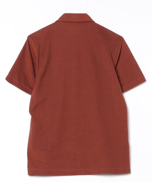 「green label relaxing」 半袖ポロシャツ MEDIUM ブラウン メンズ_画像2