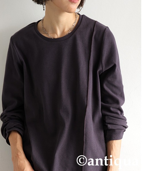 tシャツ シュッと美 メロウデザイントップス レディース | antiqua | 06