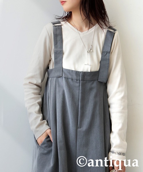 tシャツ シュッと美 メロウデザイントップス レディース | antiqua | 11