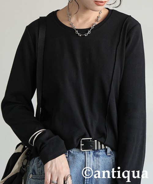 tシャツ シュッと美 メロウデザイントップス レディース | antiqua | 30