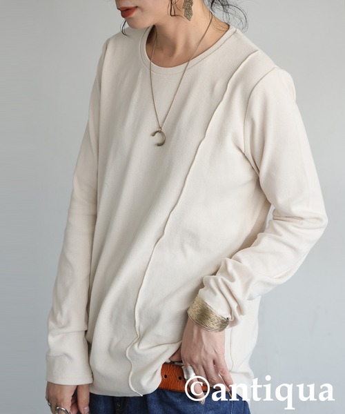 tシャツ シュッと美 メロウデザイントップス レディース | antiqua | 19