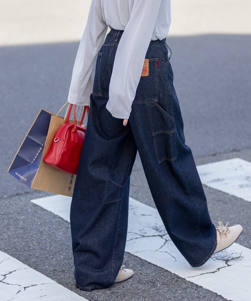 THE CRAFT CREW PRODUCTS ワイドパンツ ジーンズ デニム デニムパンツ