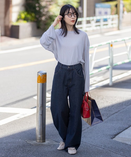美品 CYINICAL カーブデニム ワイドデニム 今っぽシルエット THE CRAFT CREW PRODUCTS ワイドパンツ ジーンズ デニム デニムパンツ