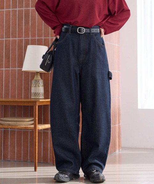 THE CRAFT CREW PRODUCTS ワイドパンツ ジーンズ デニム デニムパンツ 