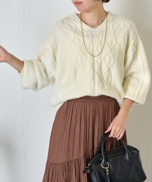 Jena espace merveilleux(ジェナ エスパスメルヴェイユ) ニット Jena espace merveilleux(ジェナ エスパスメルヴェイユ) ニット
