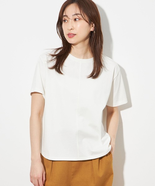 「Petit Honfleur」 半袖Tシャツ M ホワイト レディース_画像8