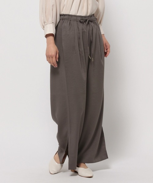 「Elura」 イージーパンツ MEDIUM チャコールグレー レディース_画像7
