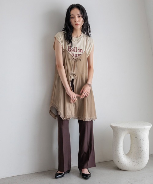 LOWRYS FARM（ローリーズファーム） パンツ センタープレスフレア