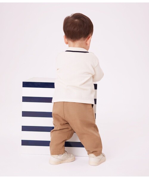PETIT BATEAU（プチバトー） ポロシャツ 長袖ポロシャツ キッズ 子供服
