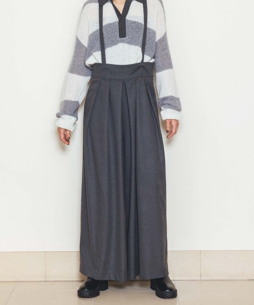 MARECHAL TERRE（マルシャルテル） パンツ タックワイドサロペット