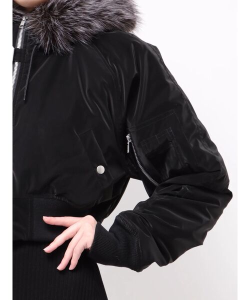 GYDA（ジェイダ） ブルゾン アウター VOLUME ECO FURベルトショート