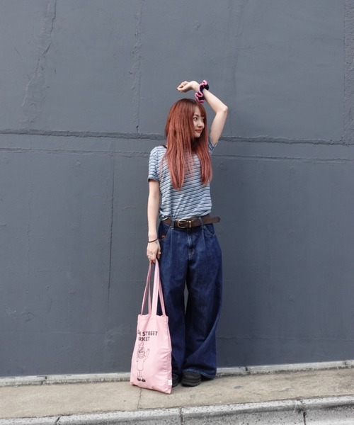 TEEN BOOP」 デニムパンツ MEDIUM インディゴブルー レディース