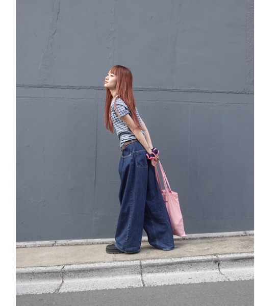TEEN BOOP」 デニムパンツ MEDIUM インディゴブルー レディース