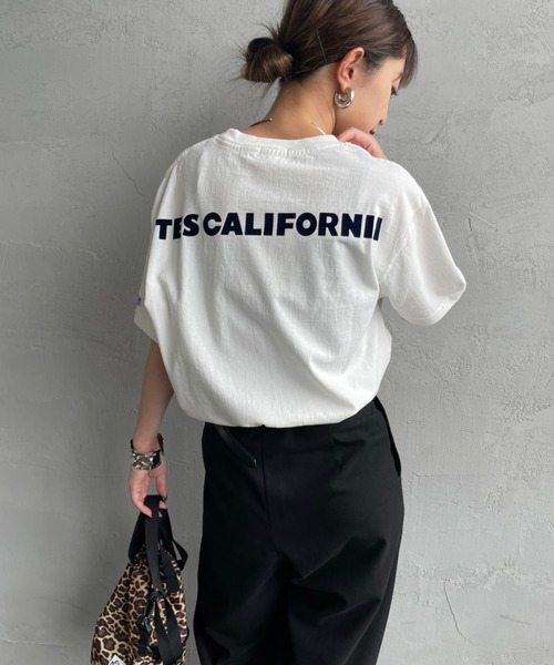 「The Endless Summer」 半袖Tシャツ L ネイビー レディース_画像4